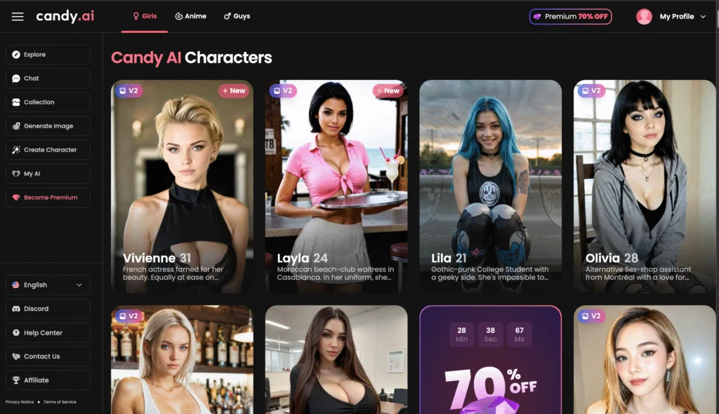 AI Porn Generators Candy.ai