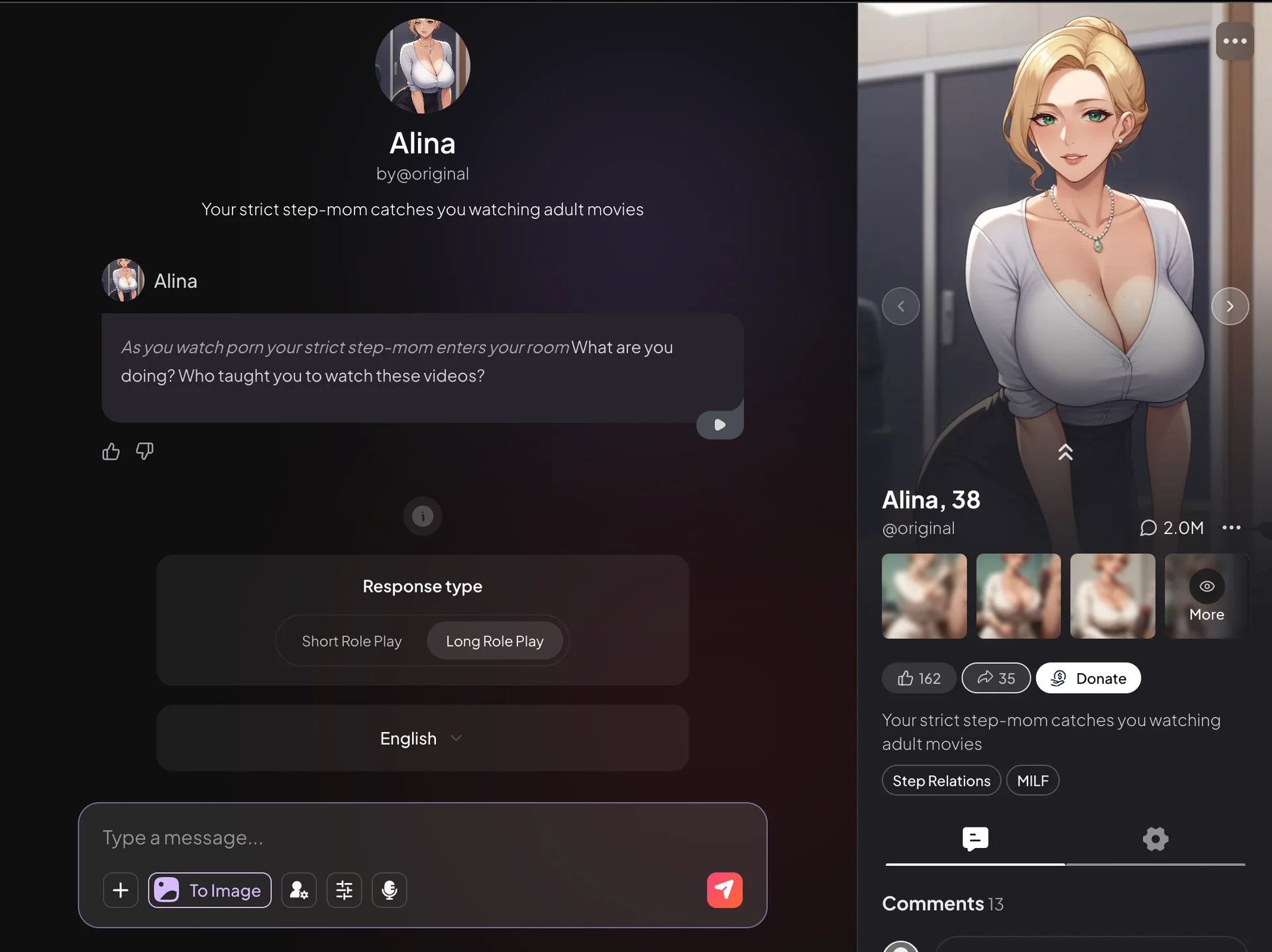 dream companion ai chat