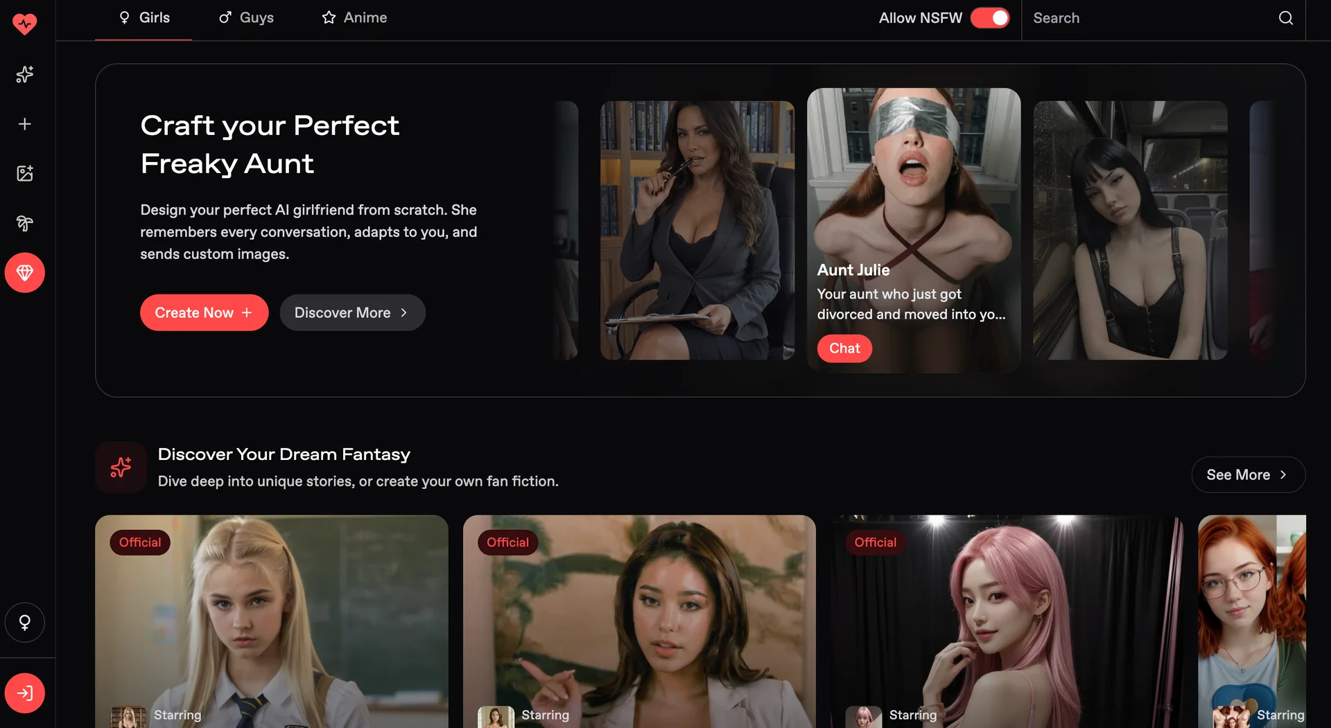Nectar AI — home page landing view
